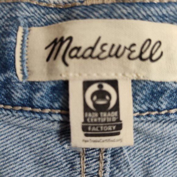 Ladies SZ 26 Madewell Superwide-Leg Ashbury Wash Jean - Picture 4 of 5